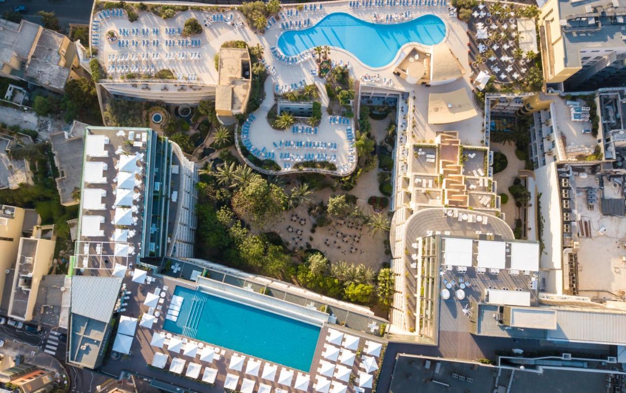 Intercontinental Malta By Ihg Hotel St. Julian's Exterior foto Aerial view of the hotel