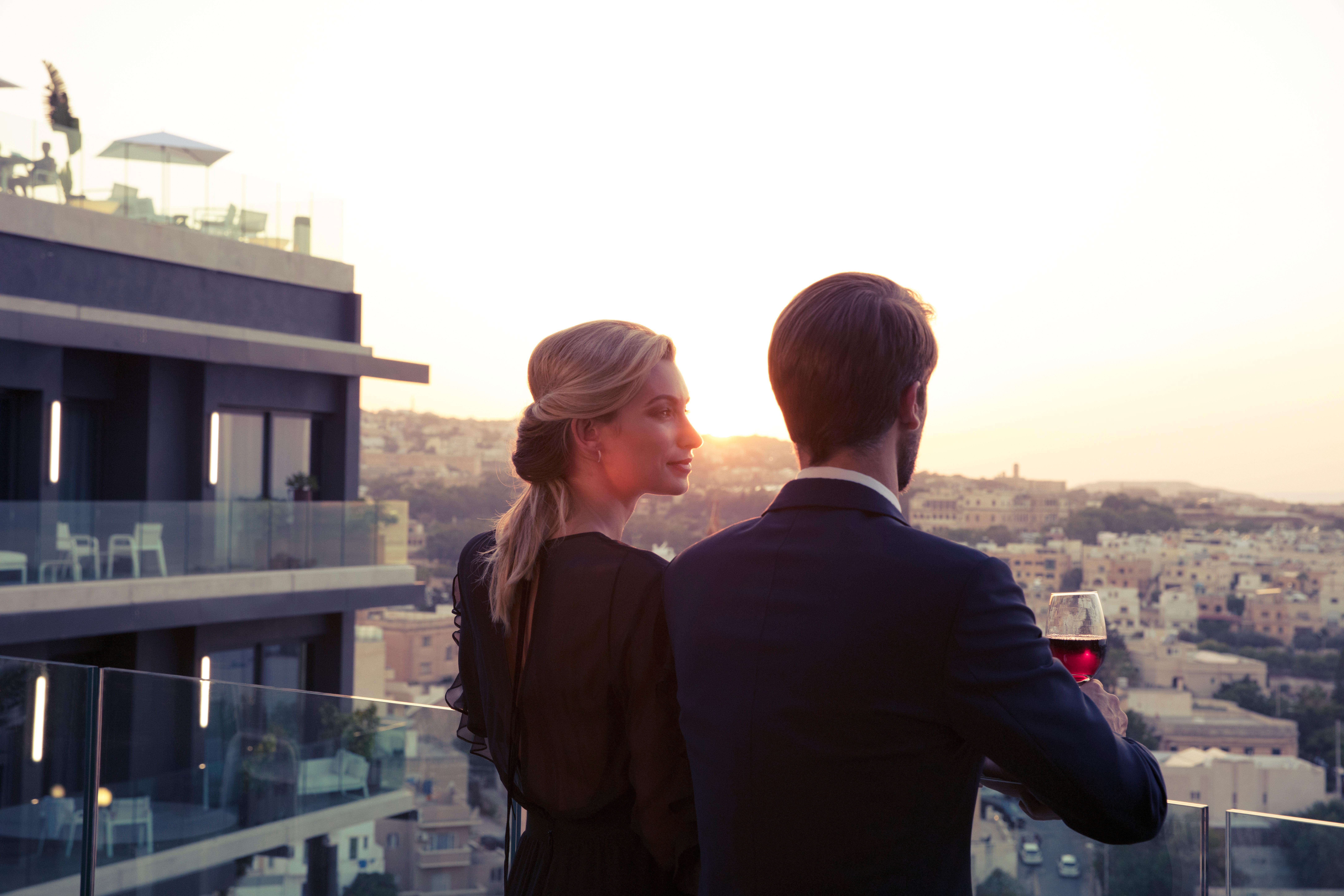 Intercontinental Malta By Ihg Hotel St. Julian's Exterior foto The view from the rooftop