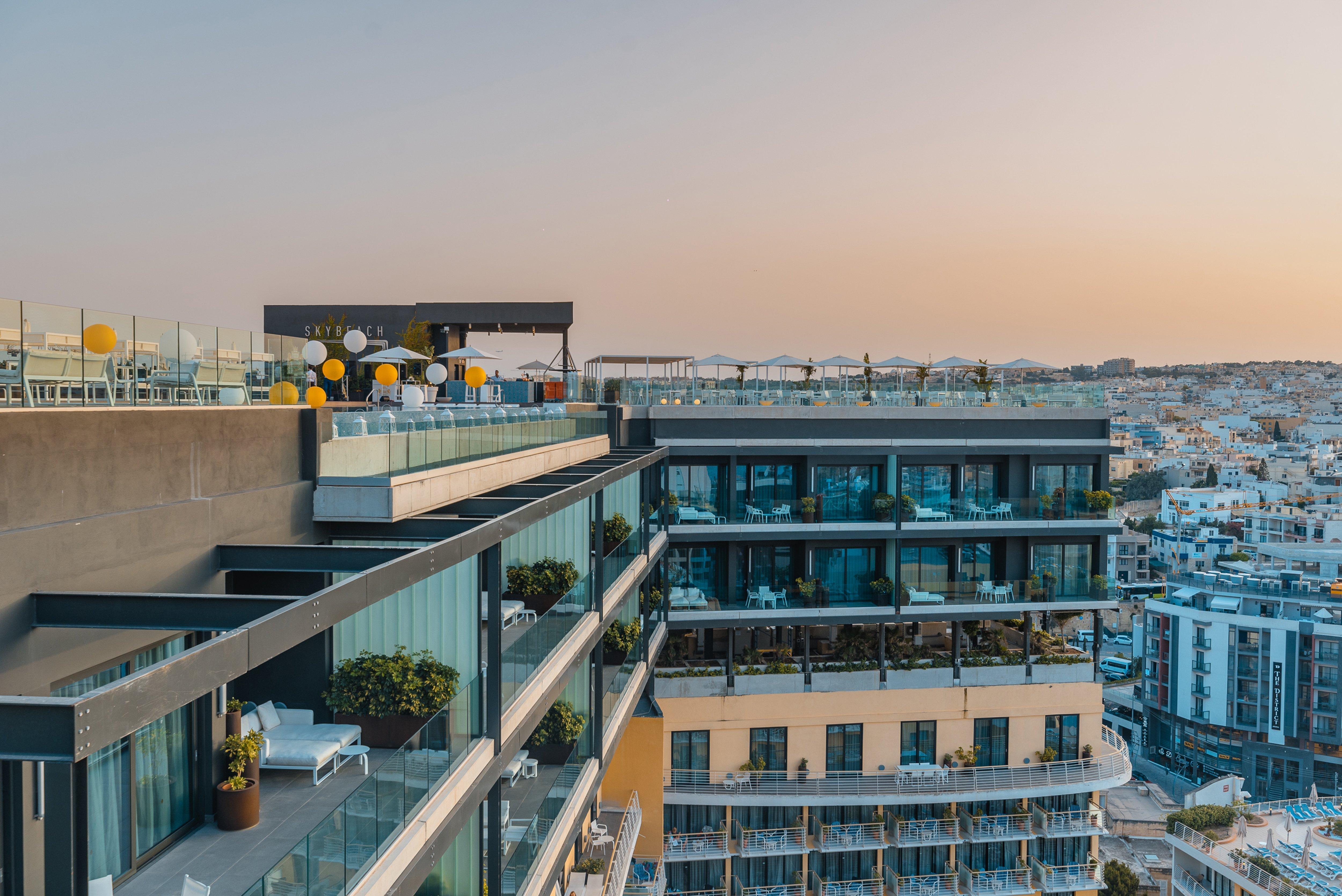 Intercontinental Malta By Ihg Hotel St. Julian's Exterior foto The view from the rooftop of the hotel